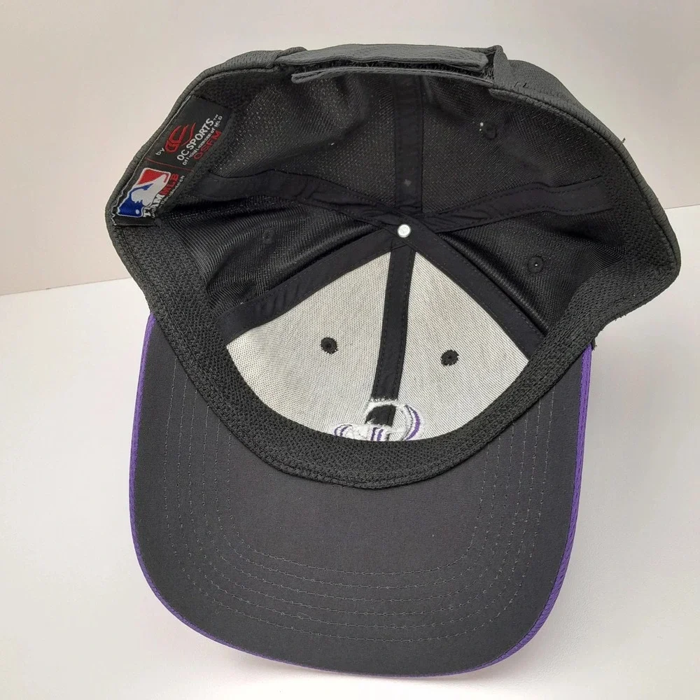 Colorado Rockies MLB Hat Cap Black‎ Adjustable Strapback OC Sports Baseball